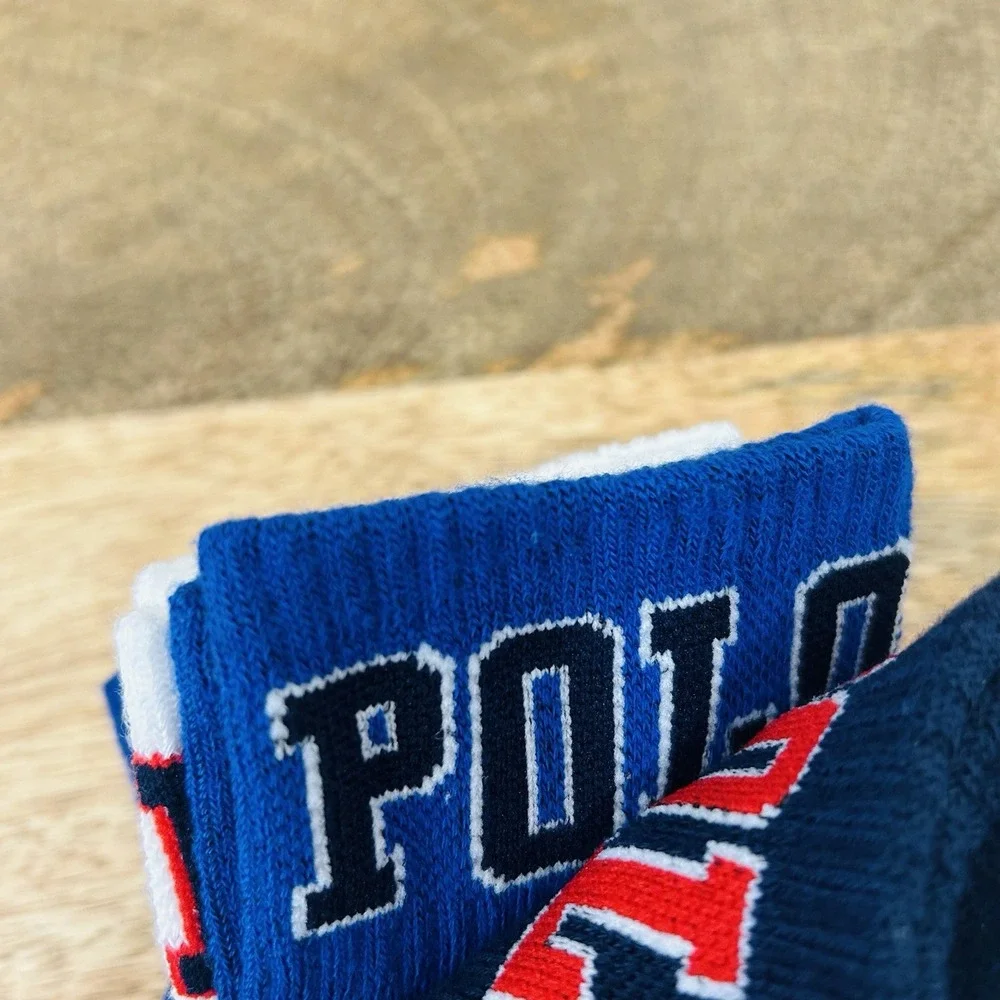 Polo Ralph Lauren 6 Pack Socks Quarter Classic Sport Half Cushion Multicolor